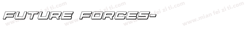Future Forces字体转换